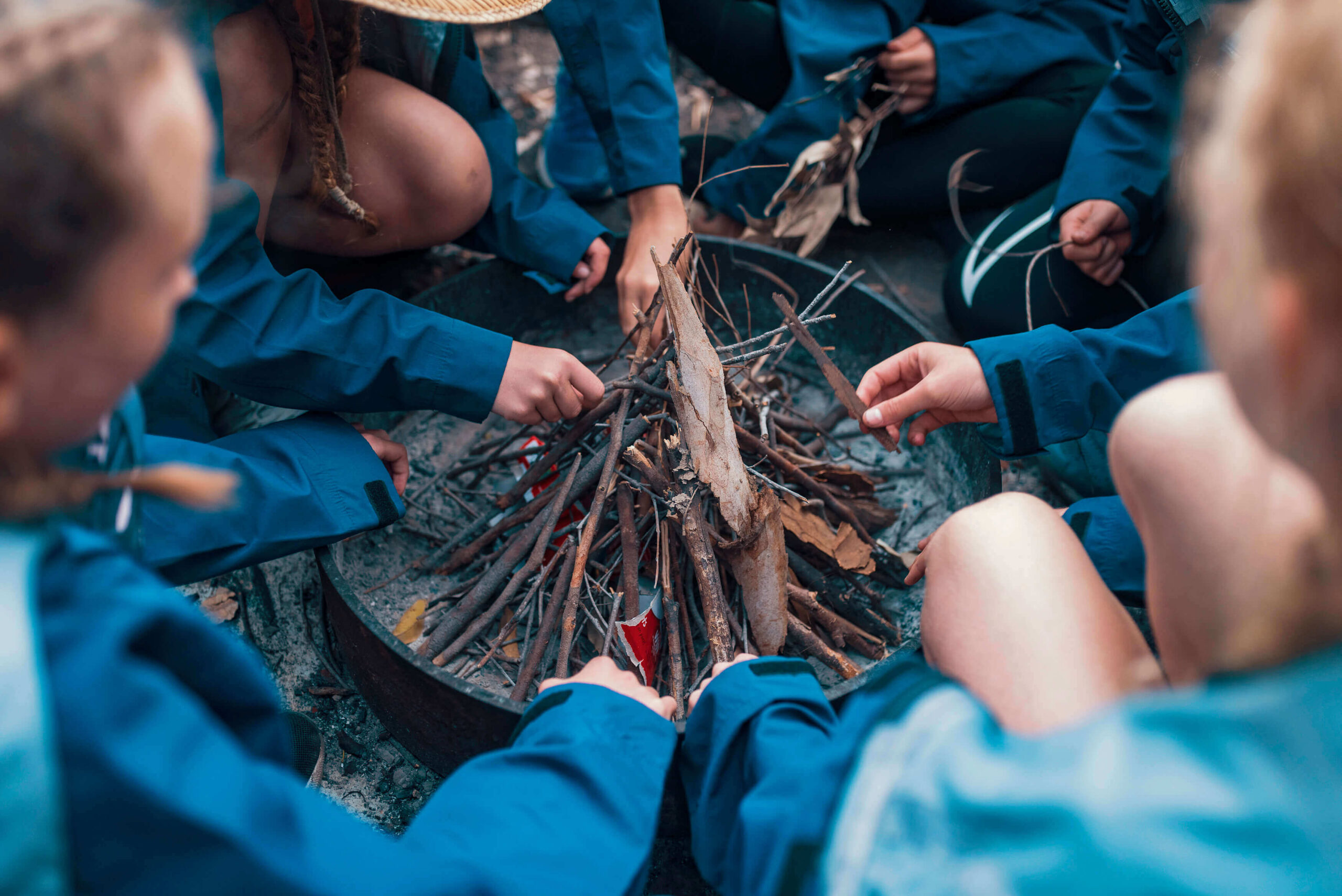 Journeys Master NSW Murramarang Campfire Group Girls